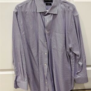 Purple Men’s Dress Shirt - Non-Iron - Classic Fit - Two-Ply Cotton